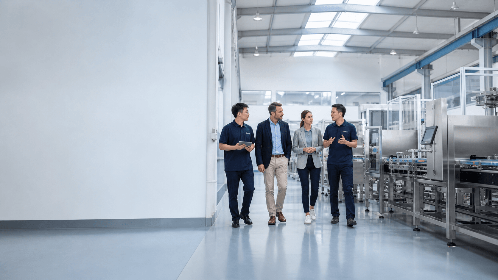 Clean intelligent manufacturing facility